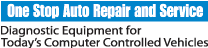One Stop Auto Repair and Service. Diagnostic Equipment for Today's computer controlled vehicle